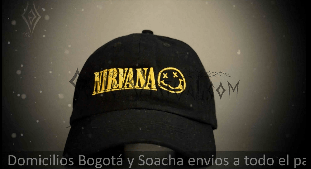 gorra cachucha malla sencilla nirvana clasica grunge bogota cali yopal pasto manizales popayan ibague